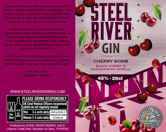 CHERRY BOMB GIN - 20cl Bottle