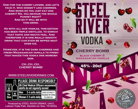 CHERRY BOMB VODKA - 20cl Bottle
