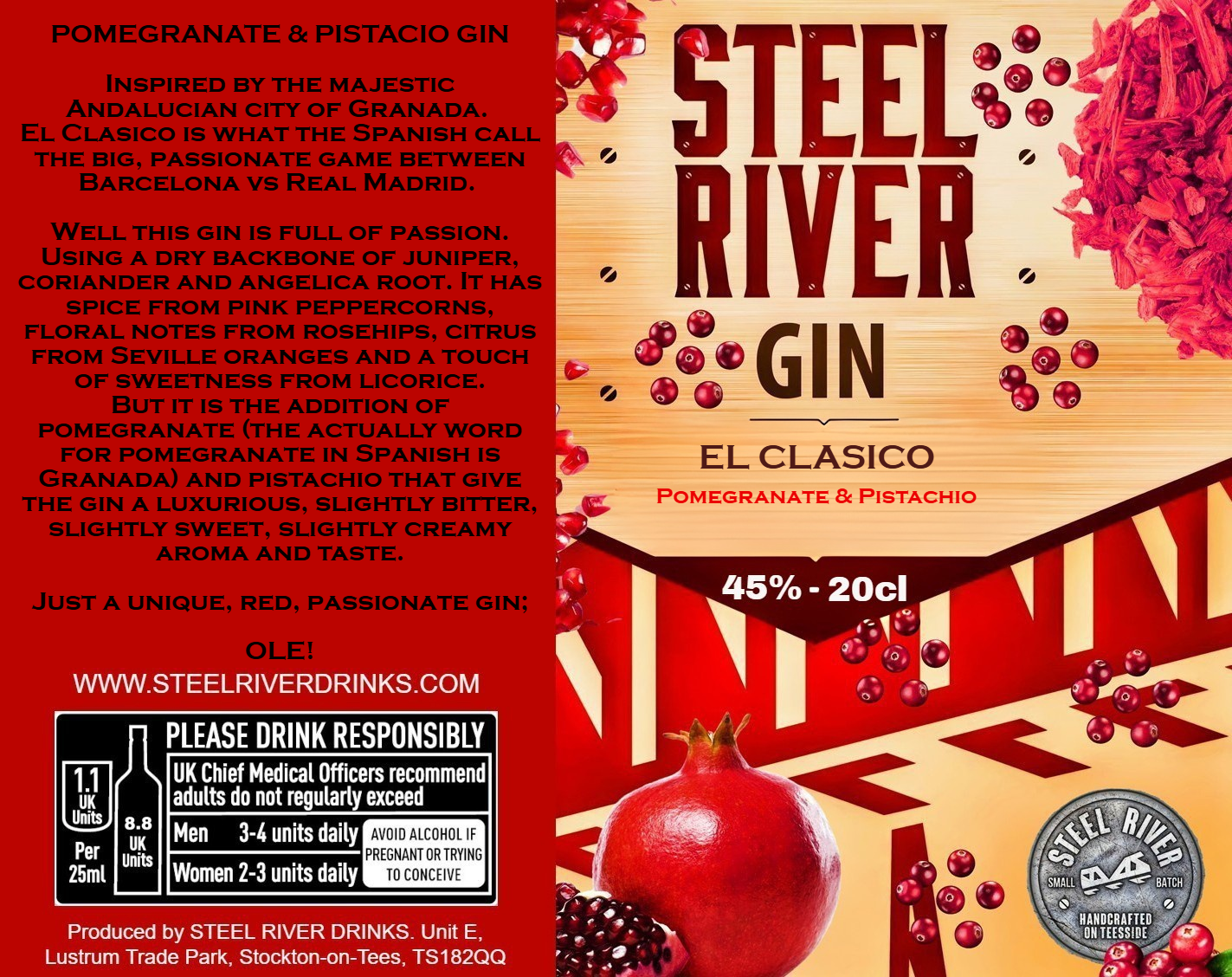 EL CLASICO GIN - 20cl Bottle