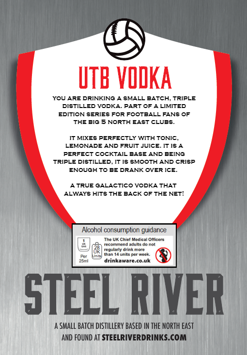 UTB VODKA 70cl Pouch