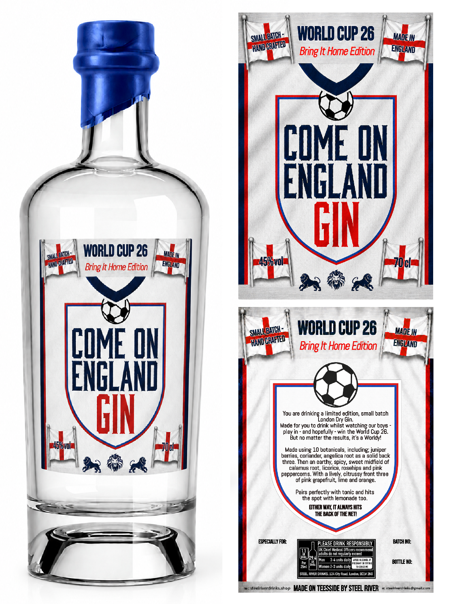 COME ON ENGLAND GIN