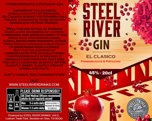 EL CLASICO GIN - 20cl Bottle