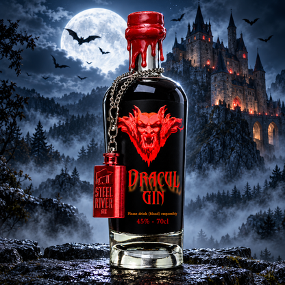 DRACUL GIN bottle