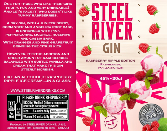 RASPBERRY RIPPLE GIN - 20cl Bottle