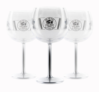 2 Steel River OUTDOOR Goblets